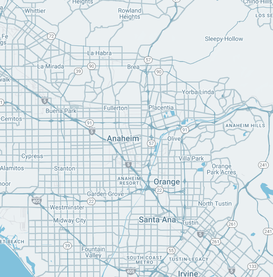Anaheim, Chicago Map