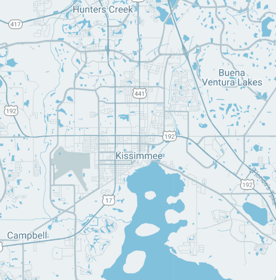 Map of Kissimmee