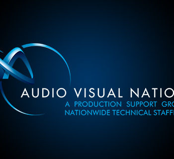 Audio Visual Nation Logo With Name on Black